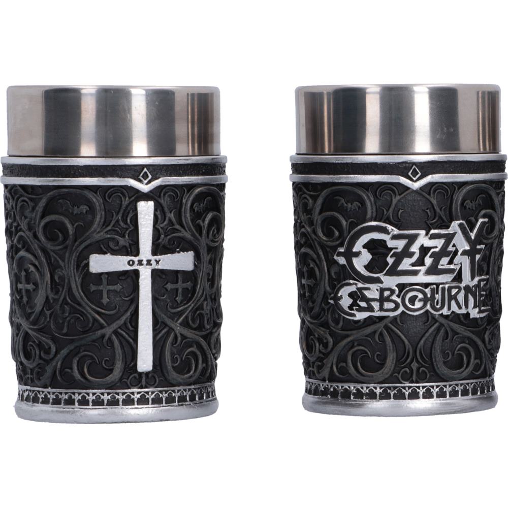 Ozzy Osbourne Prince of Darkness Shot Glass Set | Nemesis Now | Set of 4