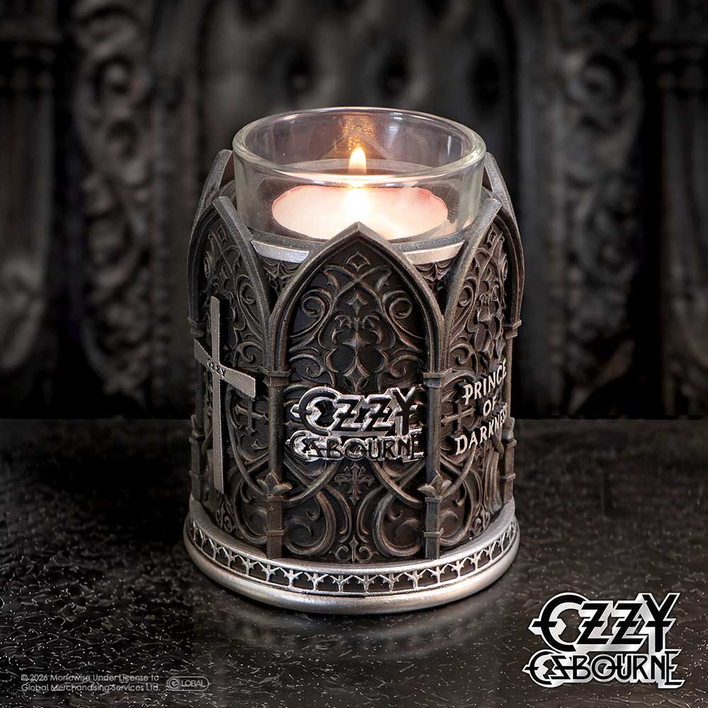 Ozzy Osbourne Prince of Darkness Tea Light Holder | Nemesis Now | 9.2cm