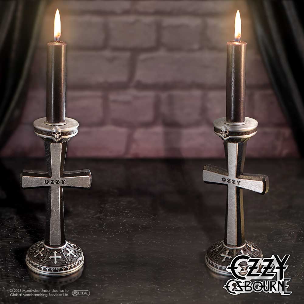 Ozzy Osbourne Prince of Darkness Candle Holder | Nemesis Now | 18.2cm