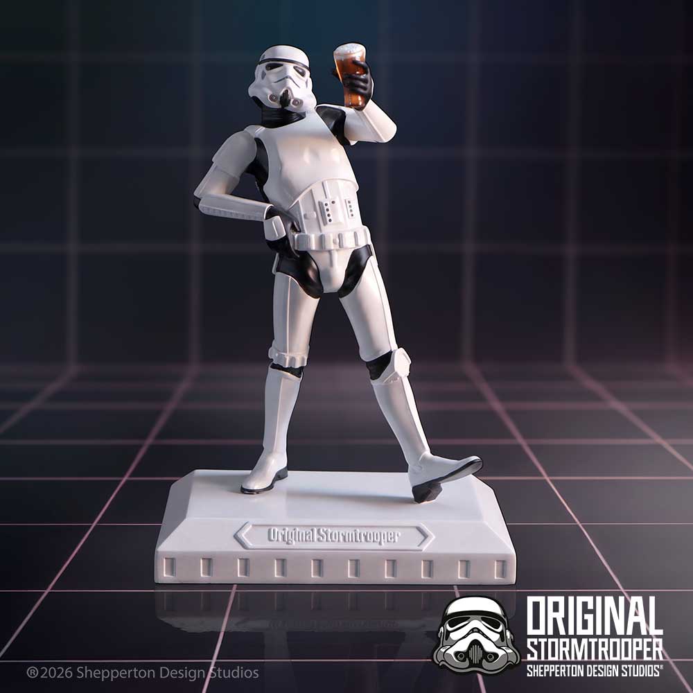 Original Stormtrooper Raise a Glass Figurine | Funny Star Wars Gift | Nemesis Now 17.4cm