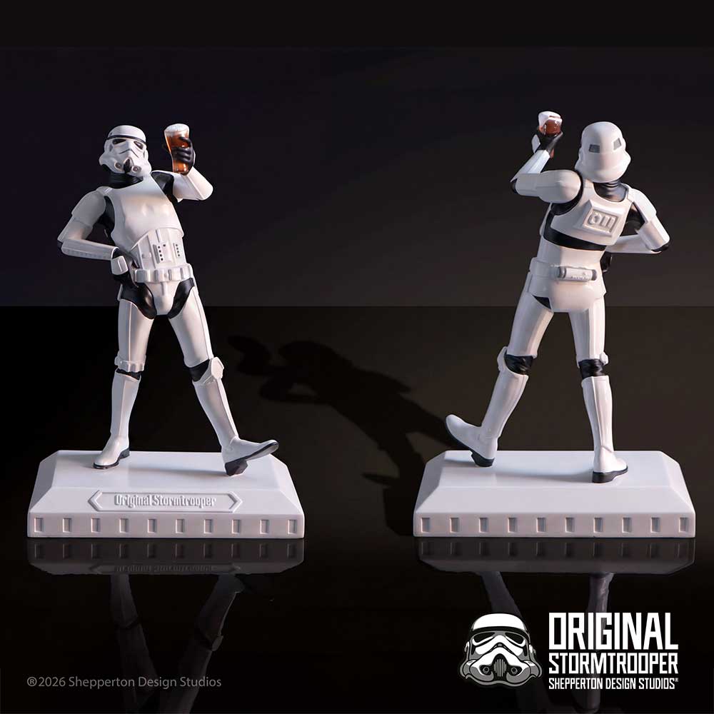 Original Stormtrooper Raise a Glass Figurine | Funny Star Wars Gift | Nemesis Now 17.4cm