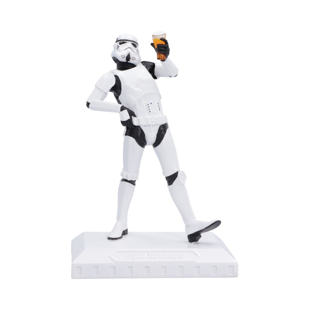 Original Stormtrooper Raise a Glass Figurine | Funny Star Wars Gift | Nemesis Now 17.4cm