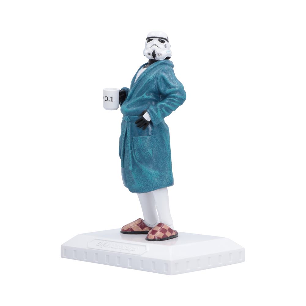 Original Stormtrooper Off Duty Figurine | Funny Star Wars Gift | Nemesis Now 17.8cm