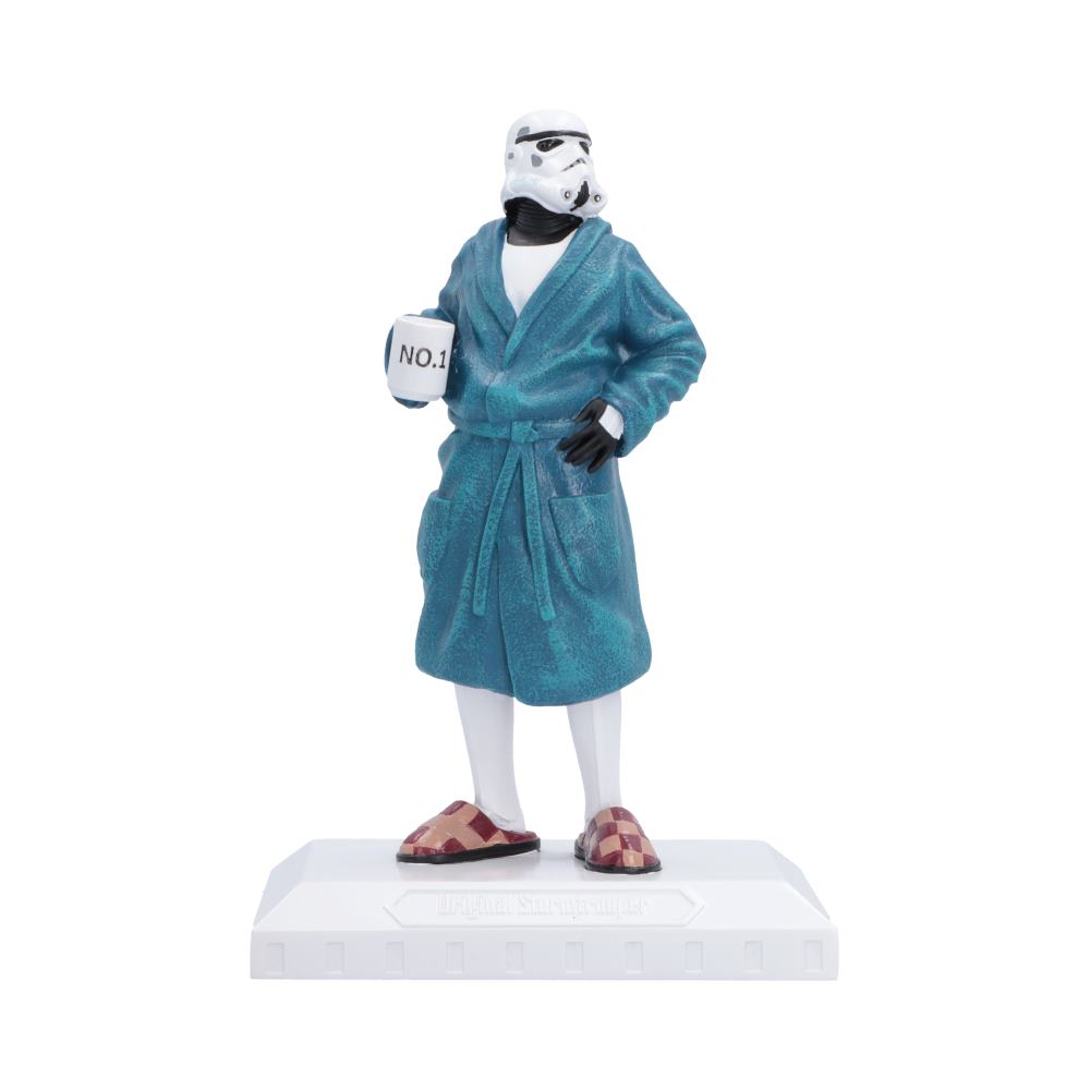 Original Stormtrooper Off Duty Figurine | Funny Star Wars Gift | Nemesis Now 17.8cm