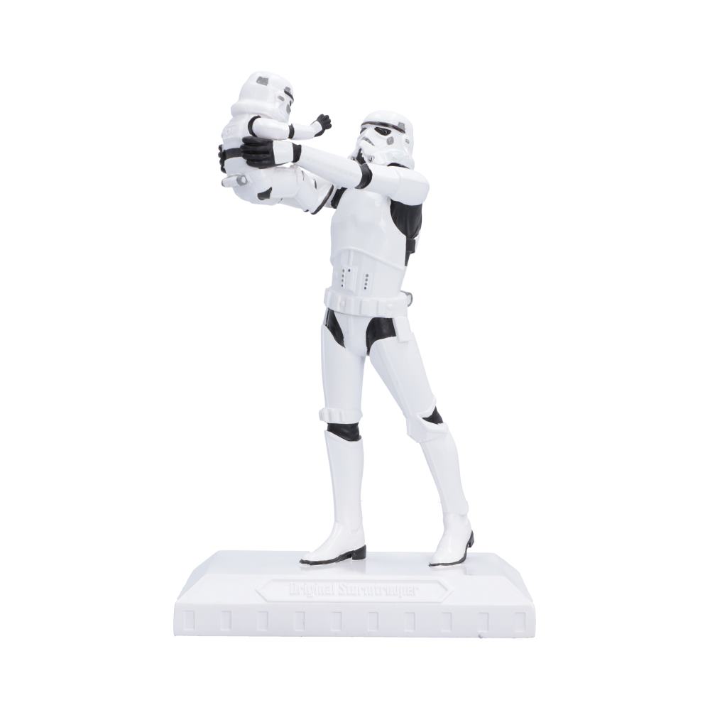 Original Stormtrooper Who's the Daddy Figurine | Official Star Wars New Dad Gift | Nemesis Now 18.5cm