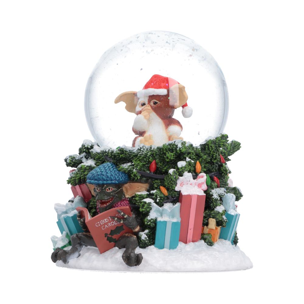 Gremlins Christmas Carol Snow Globe | Official Gizmo Festive Collectible | Nemesis Now 16.1cm