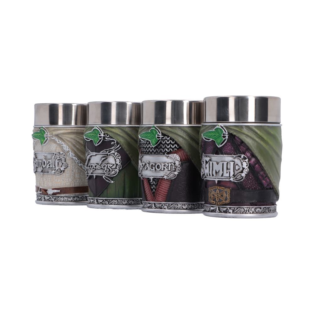 Lord of the Rings Fellowship Shot Glass Set of 4 – 8.3cm