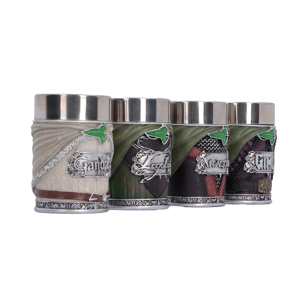 Lord of the Rings Fellowship Shot Glass Set of 4 – 8.3cm