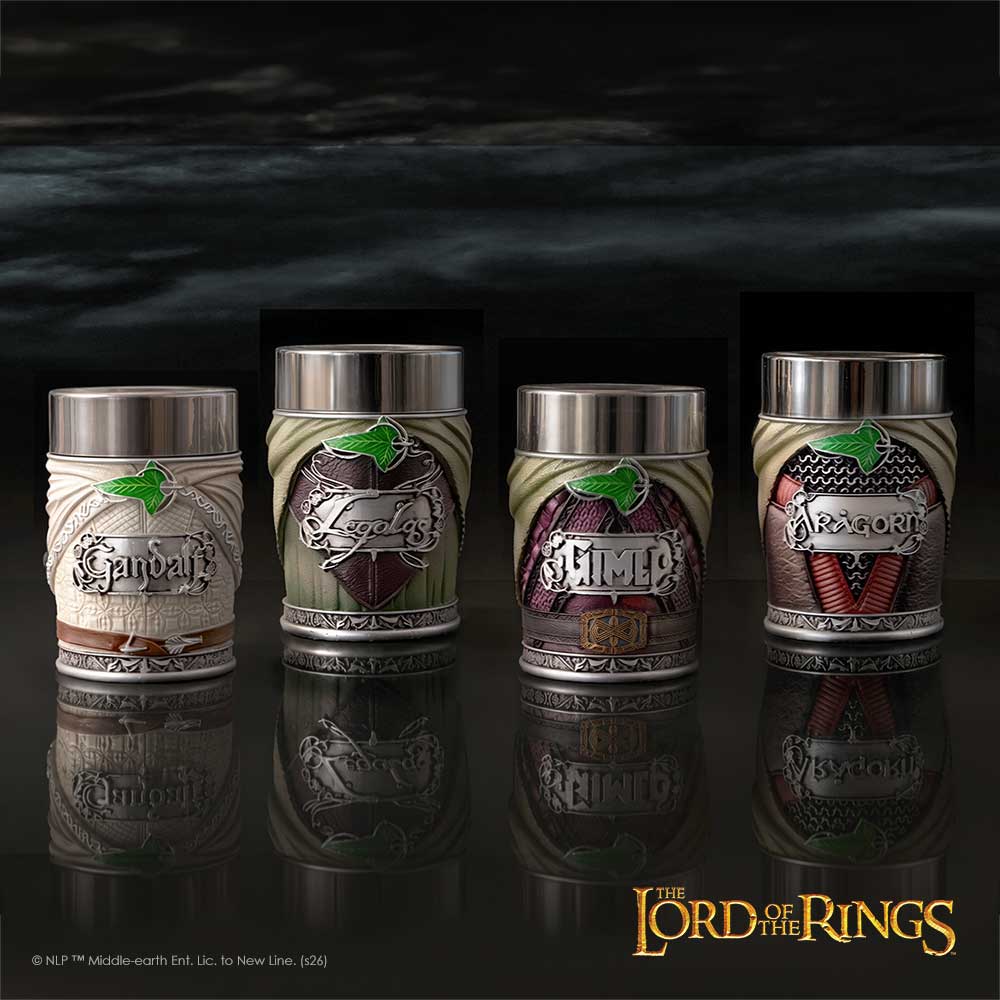 Lord of the Rings Fellowship Shot Glass Set of 4 – 8.3cm