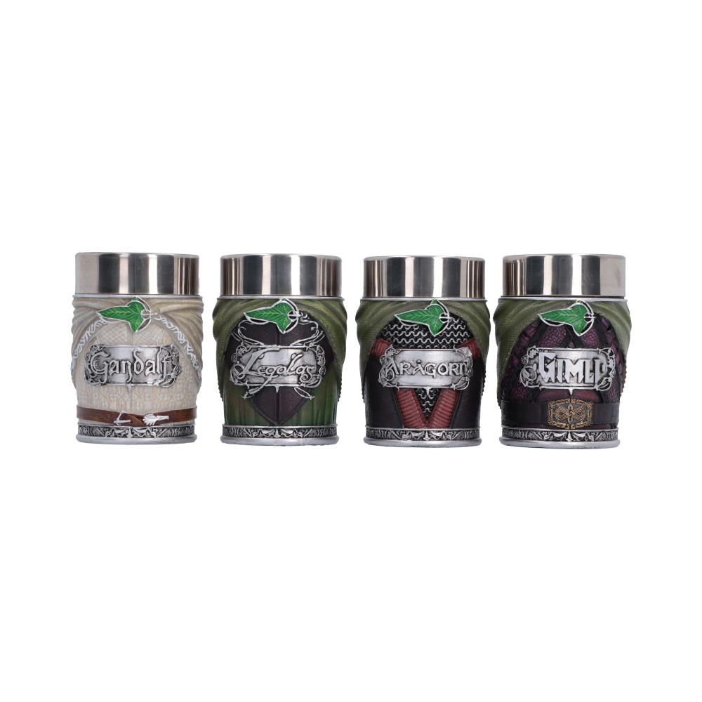 Lord of the Rings Fellowship Shot Glass Set of 4 – 8.3cm