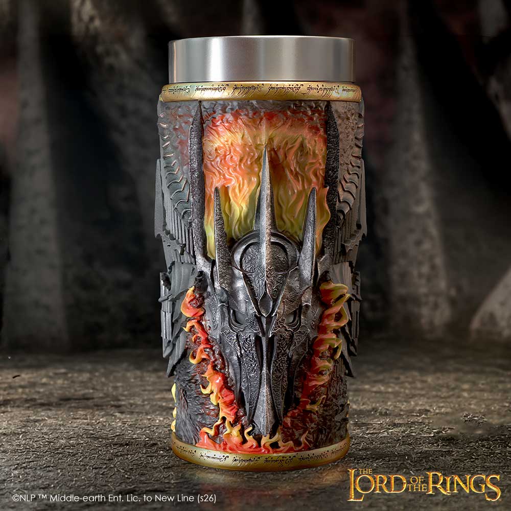 Lord of the Rings Sauron Goblet | Official LOTR Collectible Drinkware | Nemesis Now 20cm