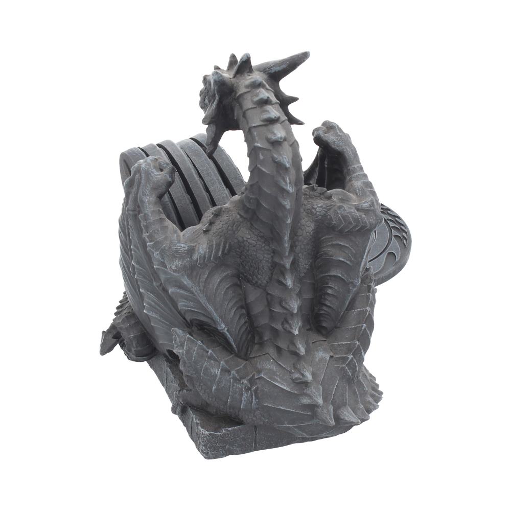 Dragon's Lair Black Dragon Coaster Set – 16.5cm