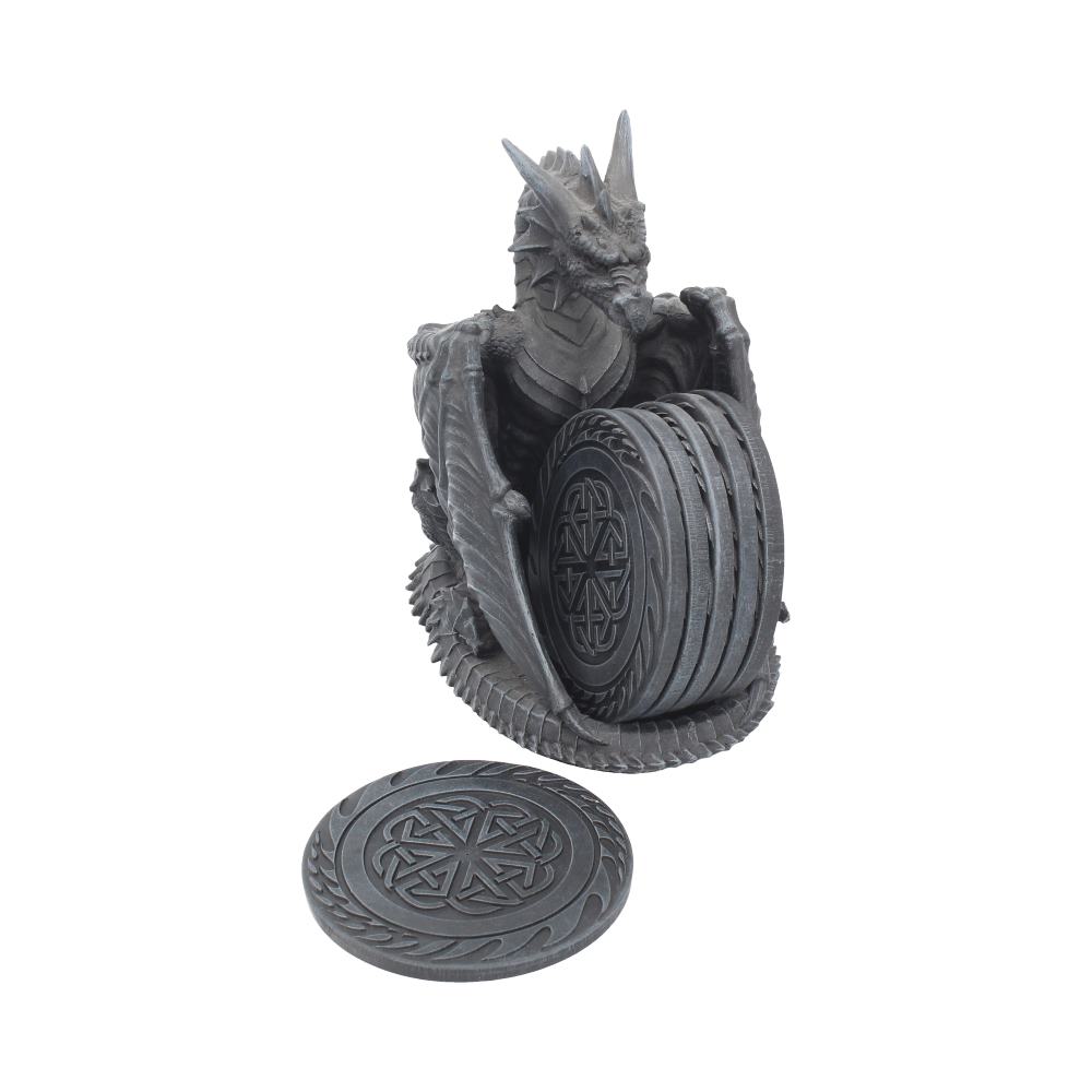 Dragon's Lair Black Dragon Coaster Set – 16.5cm