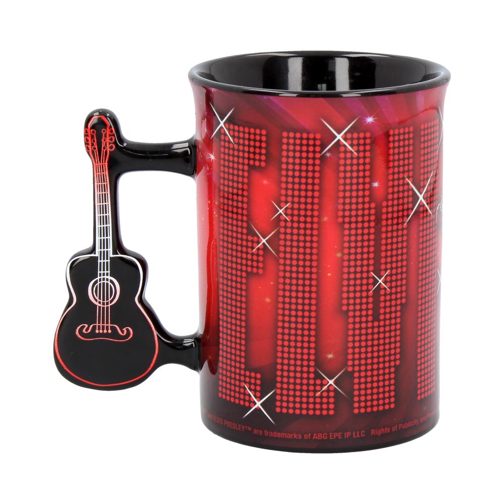 Elvis Presley '68 Comeback Special Guitar Handle Mug 16oz