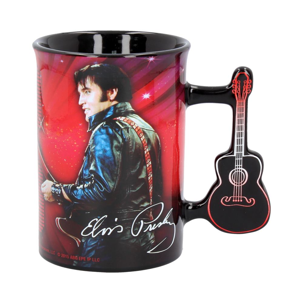 Elvis Presley '68 Comeback Special Guitar Handle Mug 16oz