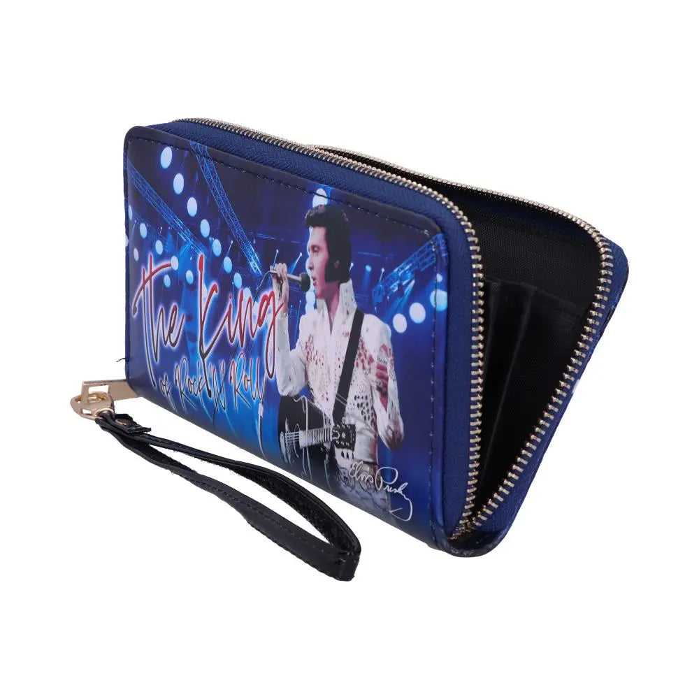 Elvis Presley King of Rock and Roll Embossed Purse 19cm