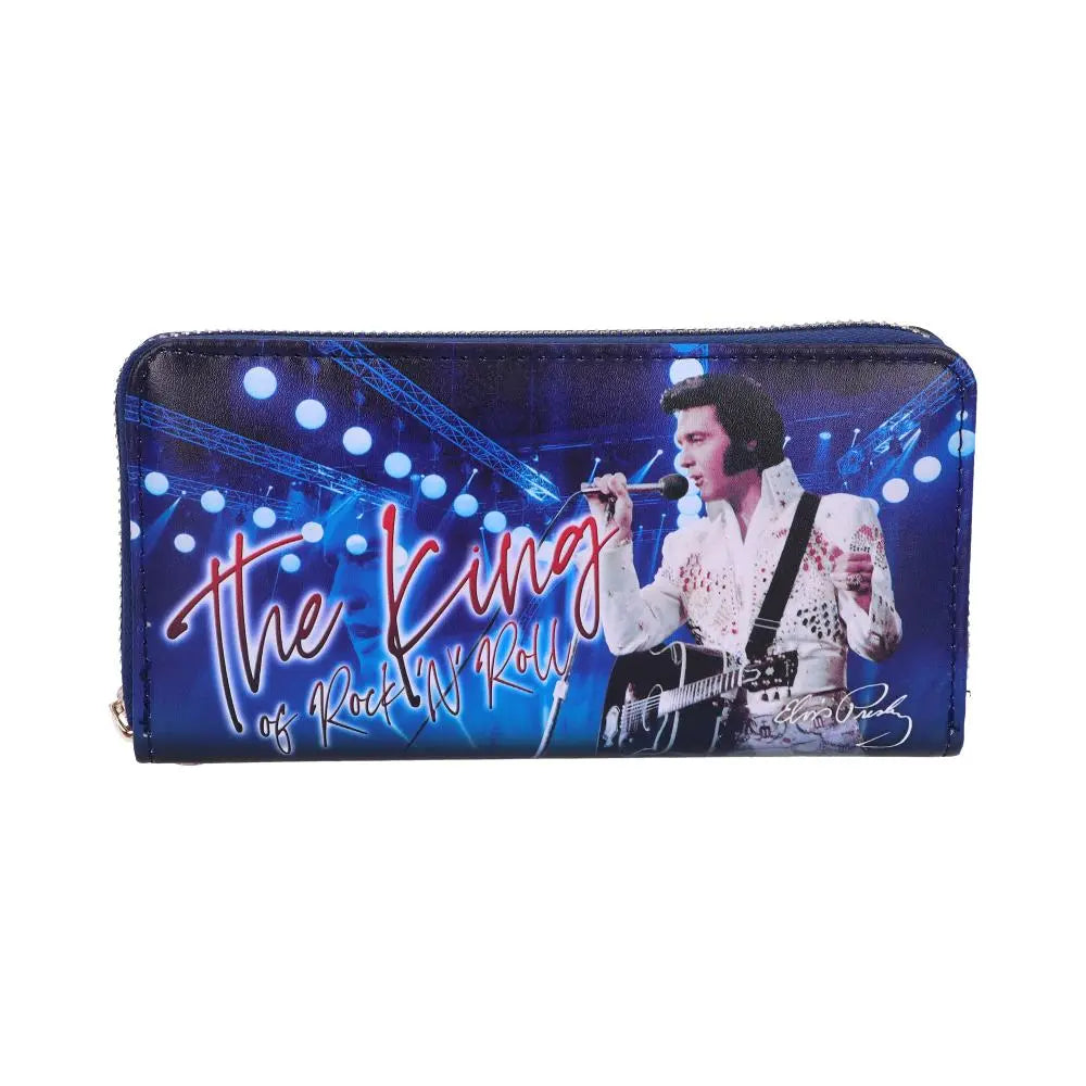 Elvis Presley King of Rock and Roll Embossed Purse 19cm