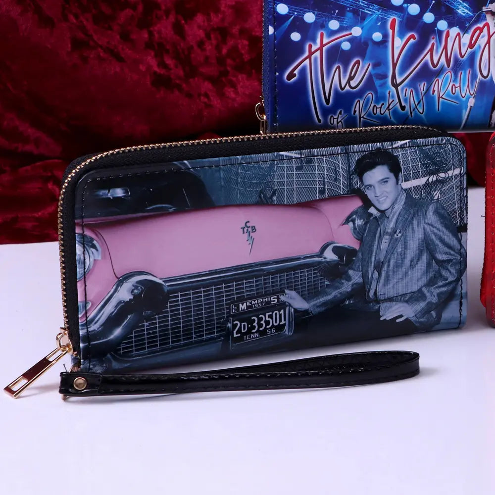 Elvis Presley Cadillac Embossed Purse 19cm | Nemesis Now