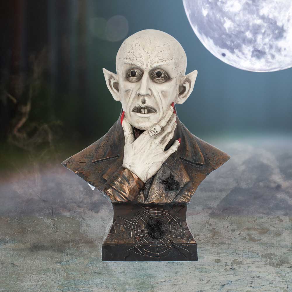 Count Dracula Bust | Gothic Horror Vampire Sculpture | Nemesis Now | 40cm