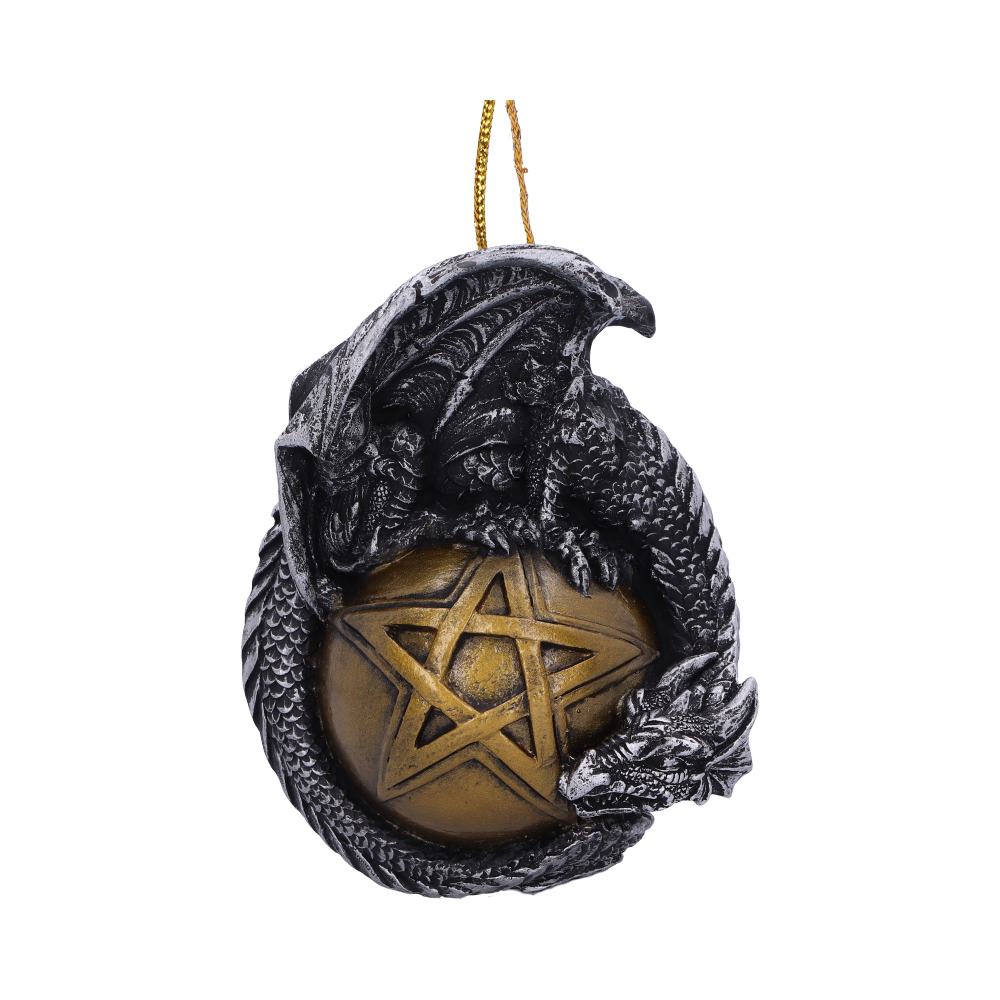 Caspar Dragon Christmas Hanging Ornament | Nemesis Now
