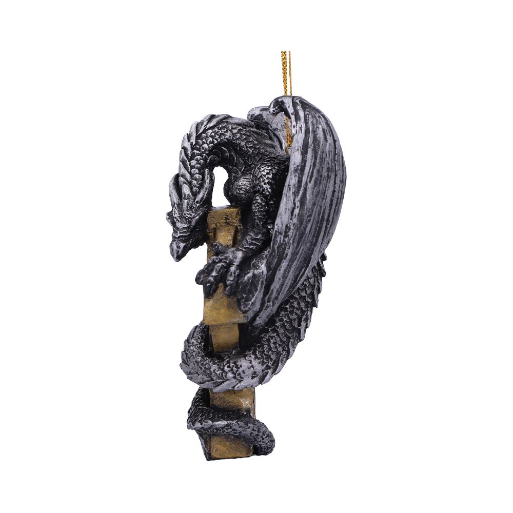 Santa Dragon Christmas Hanging Ornament 11cm | Nemesis Now