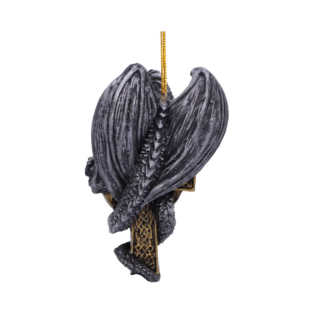 Santa Dragon Christmas Hanging Ornament 11cm | Nemesis Now