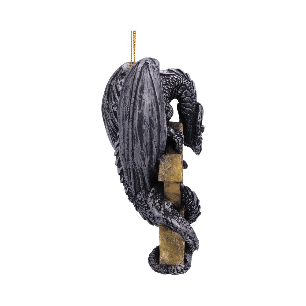 Santa Dragon Christmas Hanging Ornament 11cm | Nemesis Now