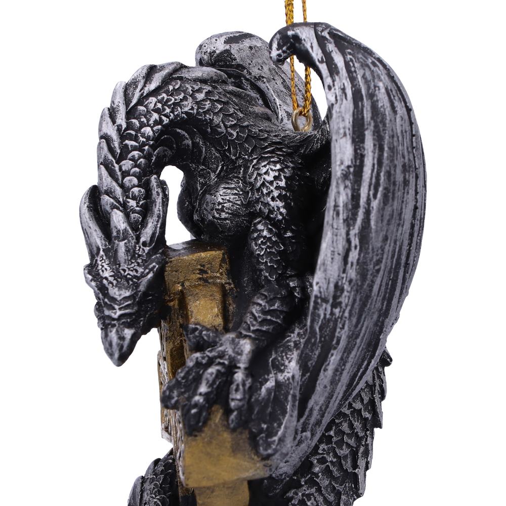 Santa Dragon Christmas Hanging Ornament 11cm | Nemesis Now