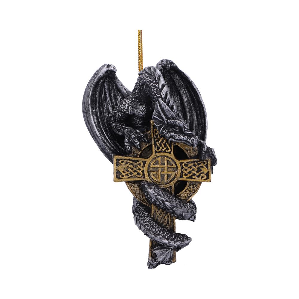 Santa Dragon Christmas Hanging Ornament 11cm | Nemesis Now