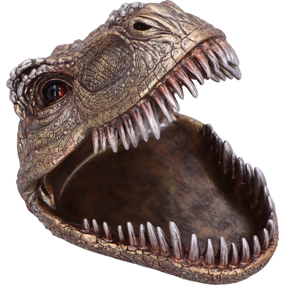 Metallic T-Rex Head Trinket Dish 21.5cm – Nemesis Now