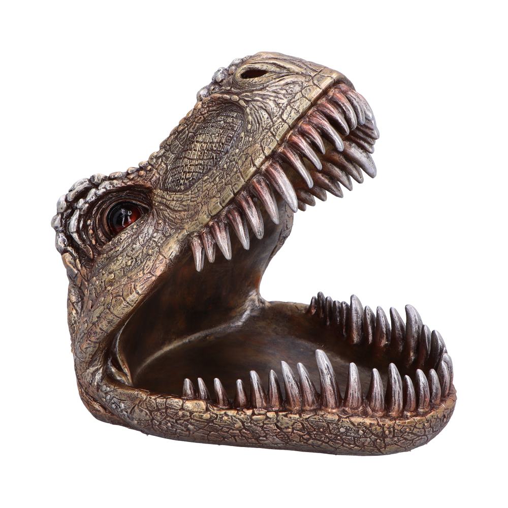 Metallic T-Rex Head Trinket Dish 21.5cm – Nemesis Now