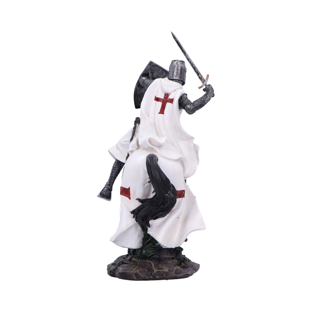 Take to Your Steed Templar Knight on Horseback Figurine 24cm