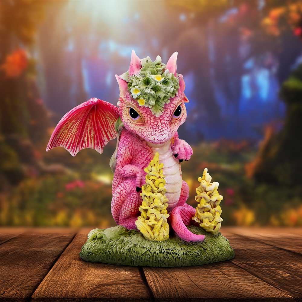 Nemesis Now Snapdragon Flower Dragon Figurine 11cm