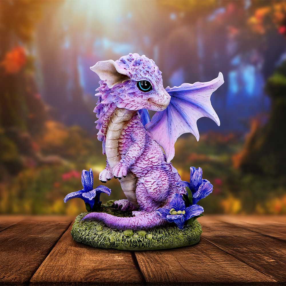Nemesis Now Iris Flower Dragon Figurine 12cm