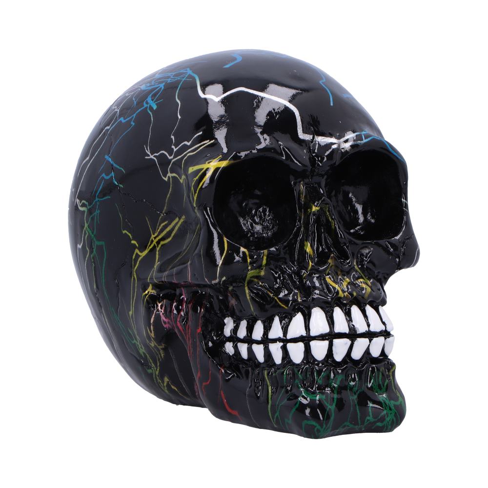 Electro Skull Gothic Ornament, 11cm | Nemesis Now