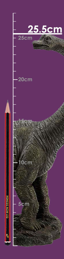 Brachiosaurus Dinosaur Figurine | Hand-Painted Resin Prehistoric Sculpture | Nemesis Now 25.5cm