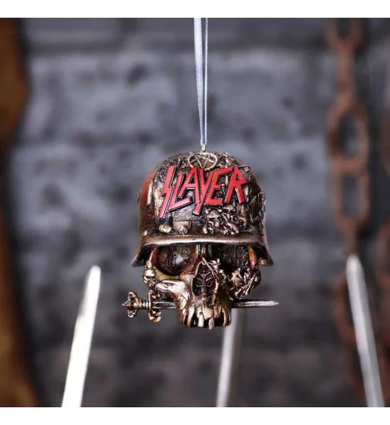 Slayer Helmet Skull Hanging Ornament 8cm – Nemesis Now