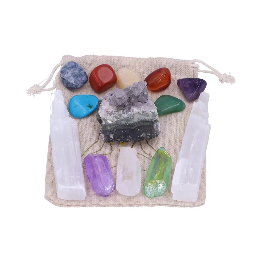 Nemesis Now Deluxe Meditation Stone Set | Divine Energy Crystals