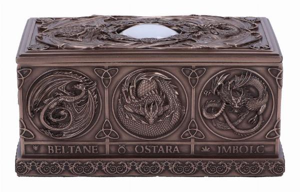 Anne Stokes Dragons of the Sabbats Tarot Box – Bronze Finish