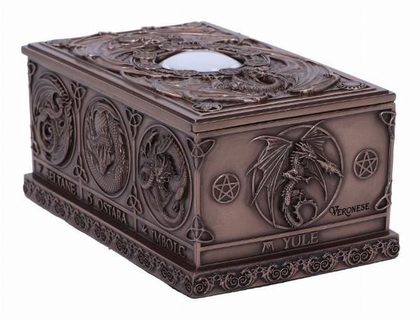 Anne Stokes Dragons of the Sabbats Tarot Box – Bronze Finish