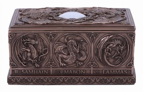 Anne Stokes Dragons of the Sabbats Tarot Box – Bronze Finish