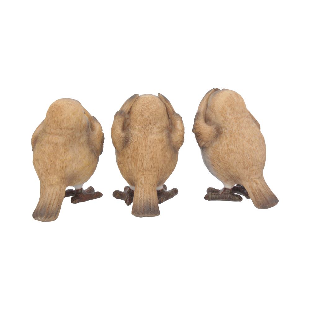 Nemesis Now Three Wise Robin Figurines – 8cm Set of 3