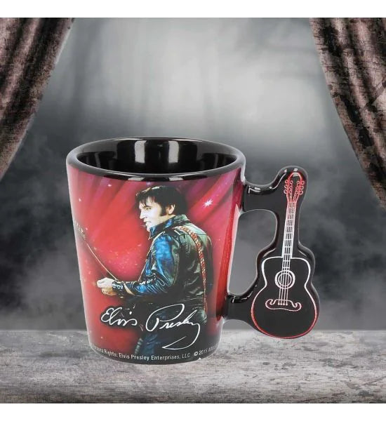 Elvis Presley '68 Comeback Espresso Cup 85ml with Guitar Handle