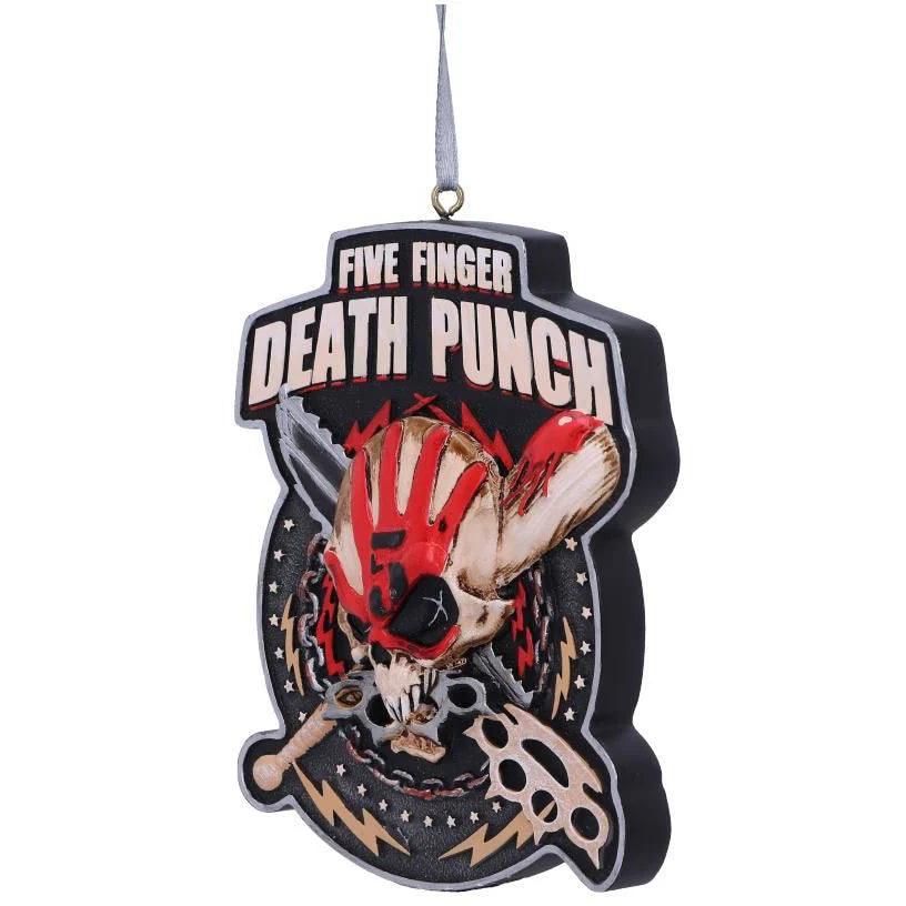 Five Finger Death Punch Christmas Tree Hanging Ornament 9.5cm