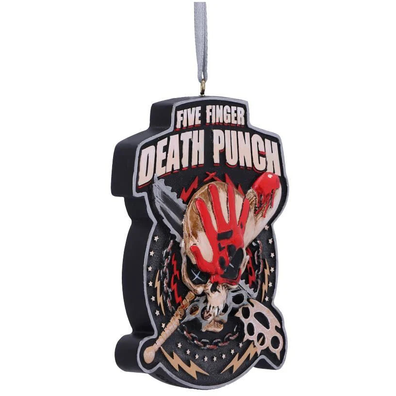Five Finger Death Punch Christmas Tree Hanging Ornament 9.5cm