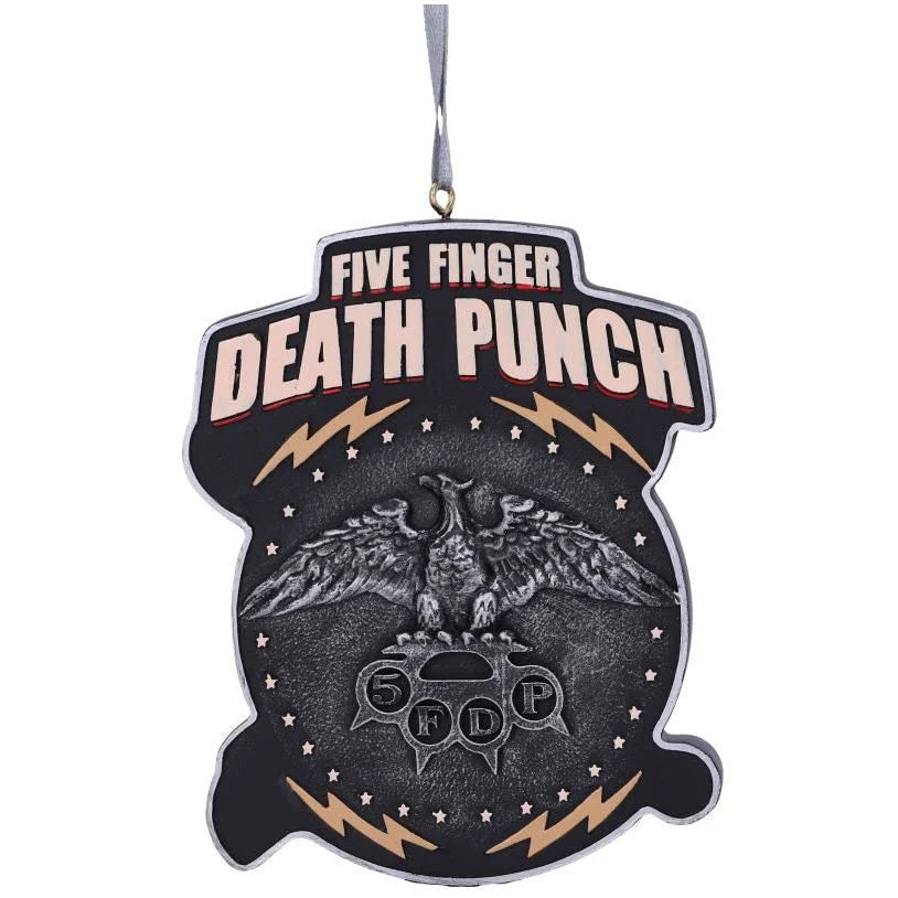 Five Finger Death Punch Christmas Tree Hanging Ornament 9.5cm