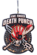 Five Finger Death Punch Christmas Tree Hanging Ornament 9.5cm