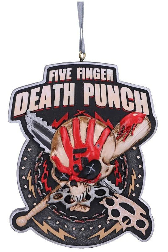Five Finger Death Punch Christmas Tree Hanging Ornament 9.5cm