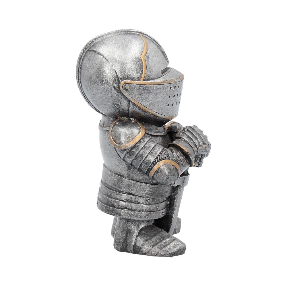 Sir Fightalot Silver Knight Figurine | Fantasy Medieval Collectible | Nemesis Now 11cm
