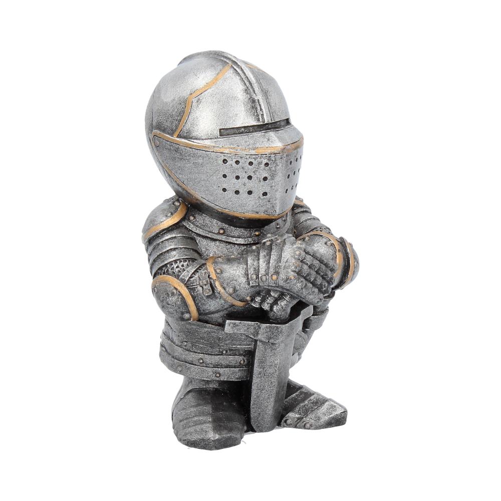 Sir Fightalot Silver Knight Figurine | Fantasy Medieval Collectible | Nemesis Now 11cm